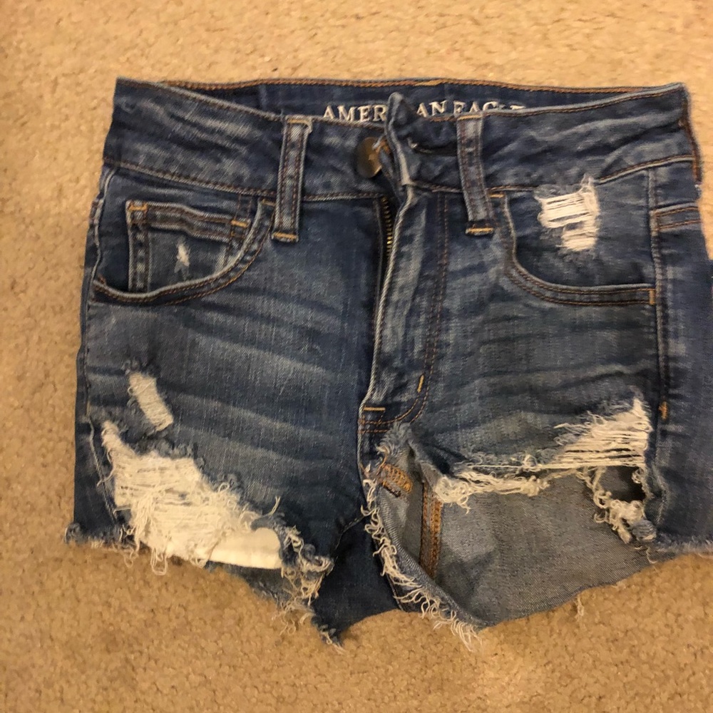 American eagle jean shorts